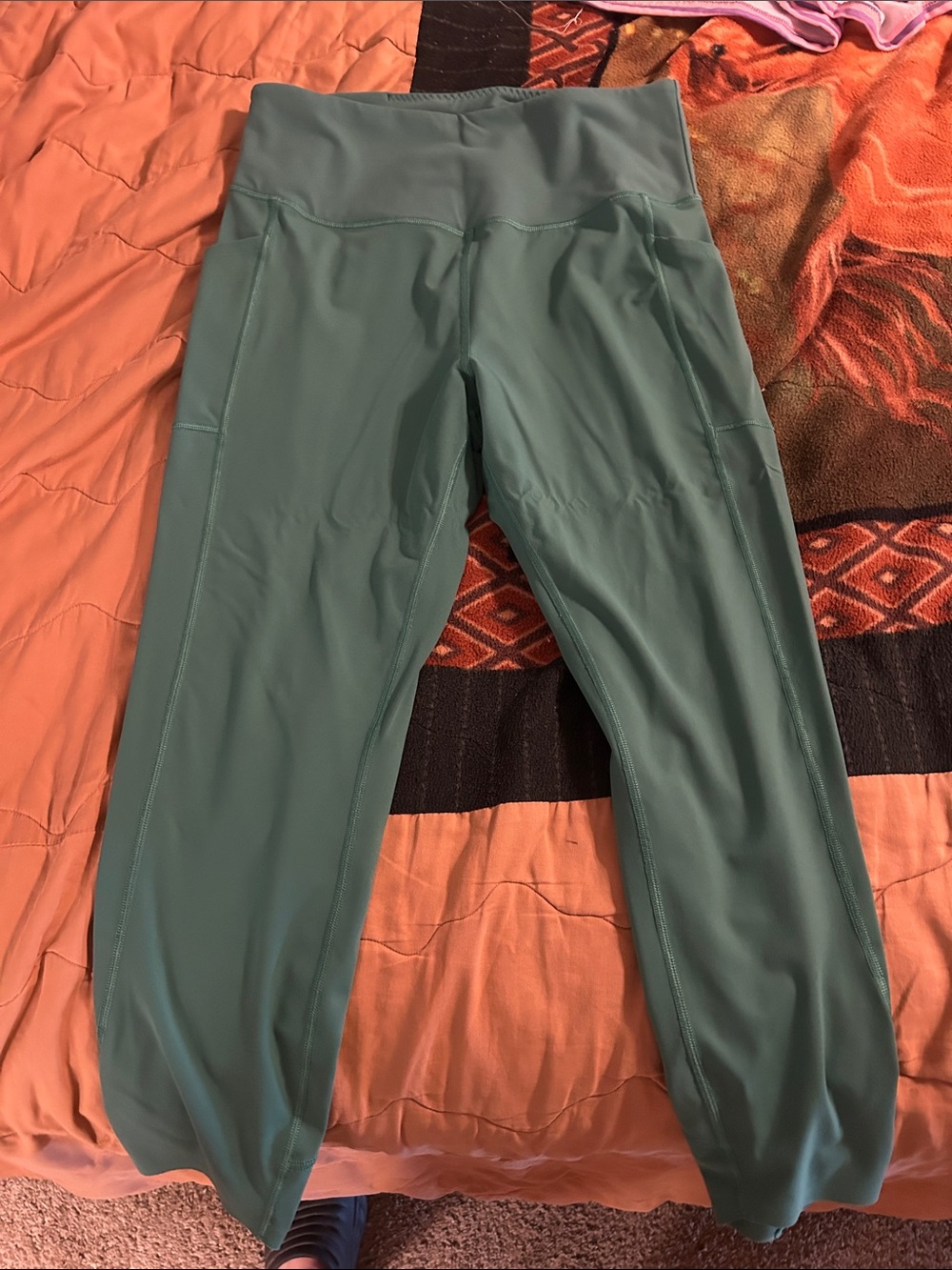 Victoria's Secret Stretch Leggings - Teal Green